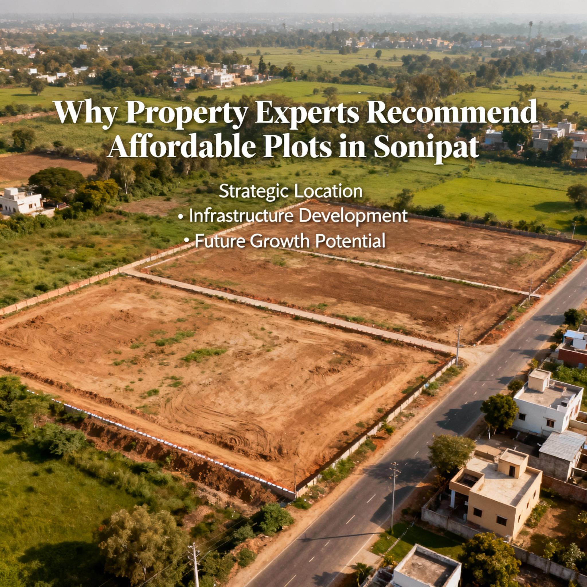 Why Property Experts Recommend Affordable Plots in Sonipat