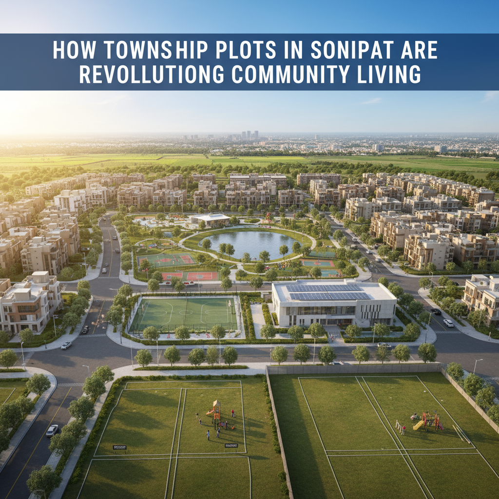 How Township Plots in Sonipat Are Revolutionizing Community Living