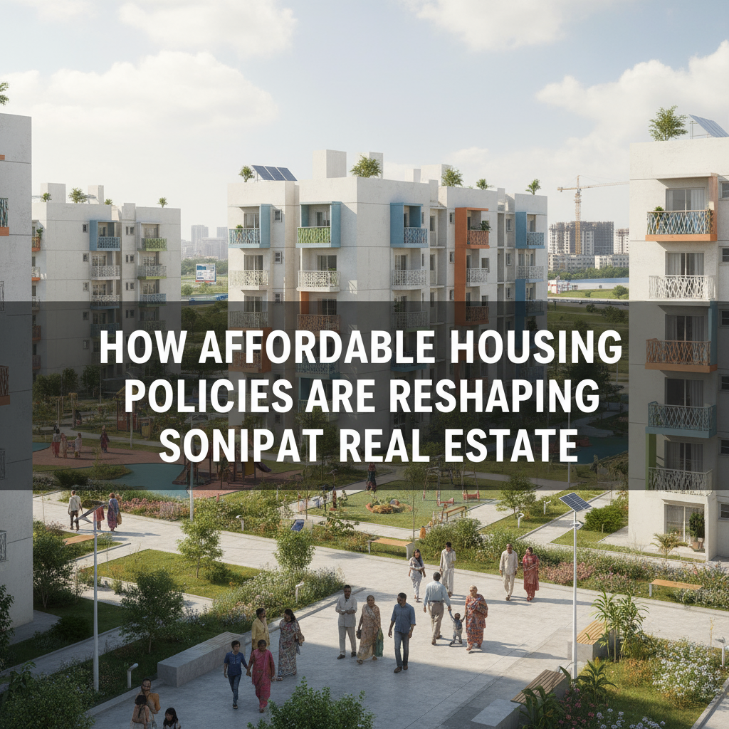 How Affordable Housing Policies Are Reshaping Sonipat Real Estate