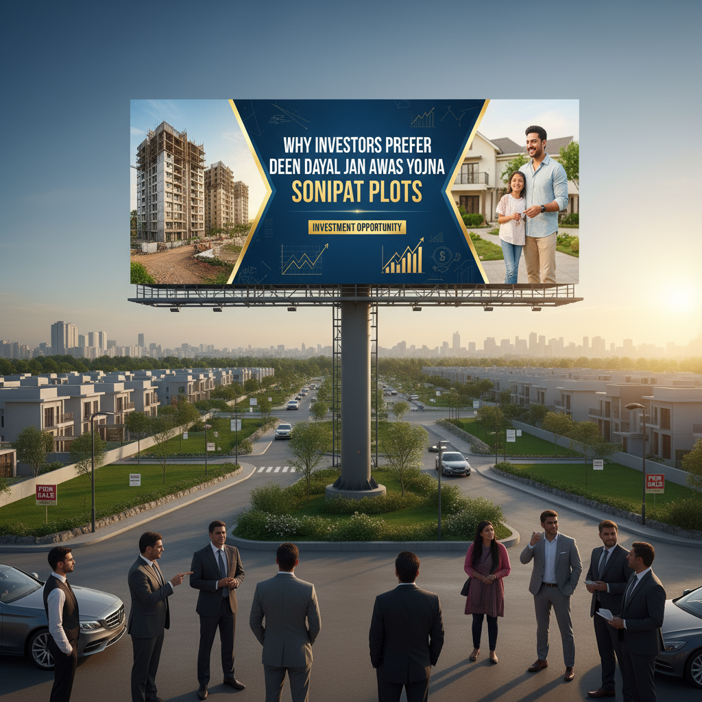 Why Investors Prefer Deen Dayal Jan Awas Yojna Sonipat Plots